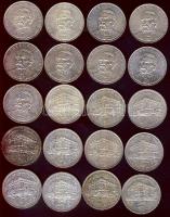 1992-94. 200Ft Ag "MNB" és "Deák" (20x) T:vegyes