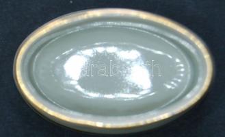 Kézzel festett jelzett Herendi porcelán fogpiszkálótartó / Herendi handpainted toothpick-holder 5,5c...