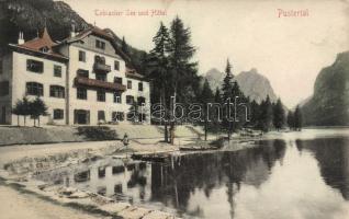 Pustertal, Toblacher see with hotel