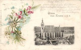 Krems an der Donau church litho