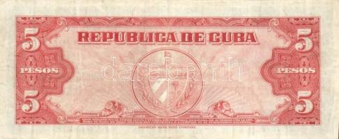 Kuba 1949. 5P + 10P + 1960. 1P T:II-,III
Cuba 1949. 5 Pesos + 10 Pesos + 1960. 1 Peso C:VF,F