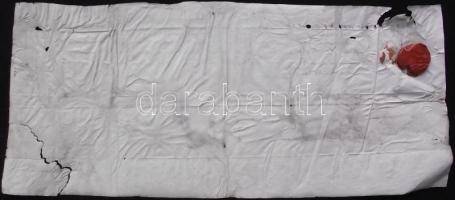 1797 VI. Pius pápa levele melyben a pápa egy korábban leégett templom újjászenteléséréhez adja áldás...