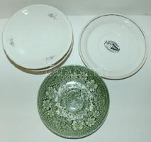 Nagy vegyes porcelán tétel: Zsolnay hamutál, Hollóházi váza, figurák, kistányérok és egyéb jobb dara...