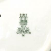 Kézzel festett jelzett Zsolnay porcelán madár figura / Zsolnay handpainted chinaware figure 17cm