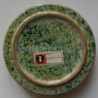 Zsűrizett mázas kerámia hamutál d: 15cm