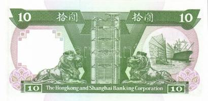 Hongkong 1992. 10$ T:I
Hong Kong 1992. 10 Dollars C:Unc