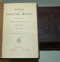 Lessings Sämlighte Werke 20 kötetben - Stuttgart Cottasche Buchandlung und Gebrüder Kröner Verlagsch...
