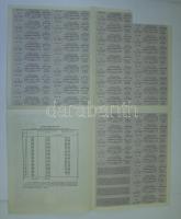 1944. A Magyar Királyság 3%-kal kamatozó törlesztéses kölcsönének 10q / 400P-ős búzakötvénye + 25q /...