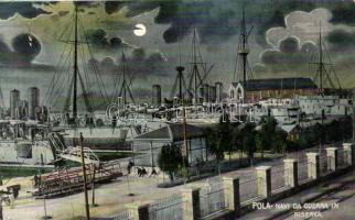 Pola warship port