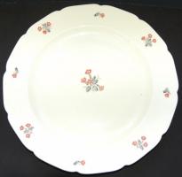 Apró virágokkal díszített C.T. Altwasser jelzett német porcelán leves tál és kínáló tál / German chi...