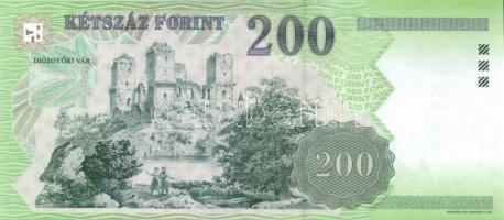 2007. 200Ft "FB" (3x) egymás utáni sorszámmal T:I