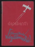 1937 Náray-Berkó: Légitámadás, Kir. Magy. Egyetemi Nyomda, kiadói egészvászon kötésben, kitűnő állapotban