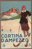 Cortina D´Ampezzo tourism advertisement, skiing