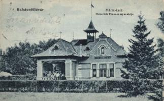 Balatonföldvár Mária-kert, Heinrich Ferenc nyaralója