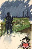 Military WWII greeting card s: Bozó