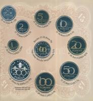 1998. 50f-200Ft 10klf db, benne 2klf 100Ft és 200Ft Ag "Deák" + 1db 100Ft "1848-49-es szabadságharc" szettben T:PP Csak 3000db! (A 100 forintoson gyári elszineződéssel)