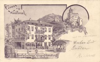 1898 Ponte Gardena (Waidbruck) Hotel and wine shop