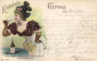 Krondorfer mineral water litho