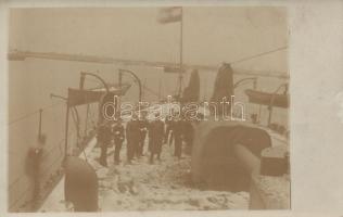 K.u.K. warship board, original photo