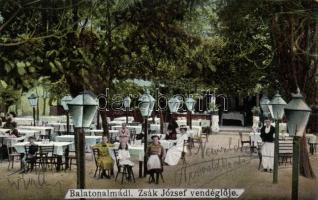 Balatonalmádi Zsák József vendéglője