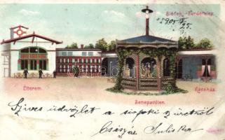 Siófok fürdőtelep Litho