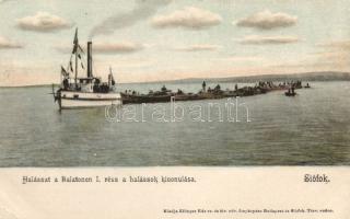 Balaton halászat; kivonulás (EK)