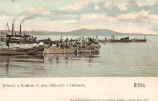 Balaton halászat; előkészület