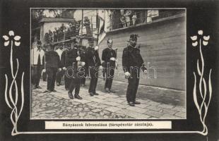 Selmecbánya miner´s parade 1908