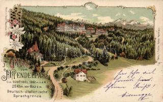 1898 Mendelpass litho