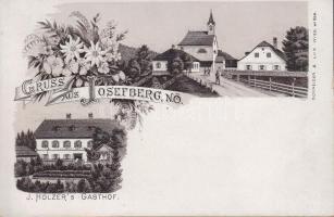 Josefberg with the restaurant of J. Holzer litho (Rb)
