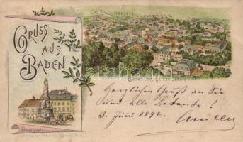 1892 Baden litho (EB)