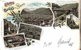 1898 Gries, Bolzano litho