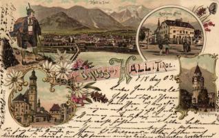 1898 Hall in Tirol litho