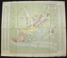 cca 1890 Pozsonyi Kalauz. Wltzek colorirter durch Führer Pressburg. [Színes, képes reklámkiadvány.] ...