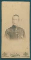 cca 1890 Habsburg-Lotharingiai László főherceg fotója a Strelisky műteremből. / Photo of arche-duke Leslie Habsburg from the Strelisky studio 10x20 cm