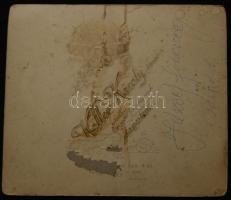 cca 1890 Habsburg-Lotharingiai József főherceg és családjának fotója a Koller Tamás műteremből. (hát...