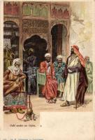 Arabian café, folklore litho s: Franke