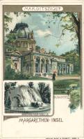 Budapest Margitsziget litho s: Rosenberger