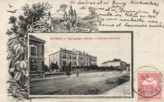 Sopron gyalogsási laktanya