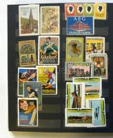 612 db magyar, osztrák és német levélzáró / reklámbélyeg az 1900-1910-es évekből / 612 Hungarian, Au...