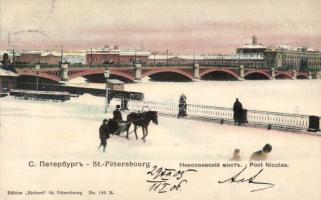 St Petersbourg Nicholas bridge
