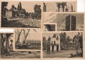 Nápolyi olasz gyarmati kiállítás 1940 6 db-os sorozat