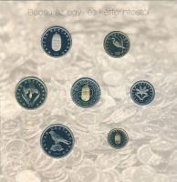 2008. 1Ft-100Ft 7 klf db, "Búcsú az egy- és kétforintostól" dísztokos szettben T:PP Csak 4...