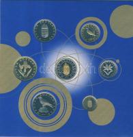 2000. "Magyarország Pénzérméi" 1Ft-100Ft 7klf db + 200Ft "Millenium", szettben T...