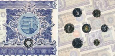 2006. 1Ft-100Ft 8klf db, szettben, benne 1946-os 1Ft Ag "60 éves a Ft" T:BU