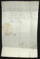 1752 Mária Terézia hosszadalmas, katonai tárgyú levele herceg Lobkowitz József katonai főparancsnokn...