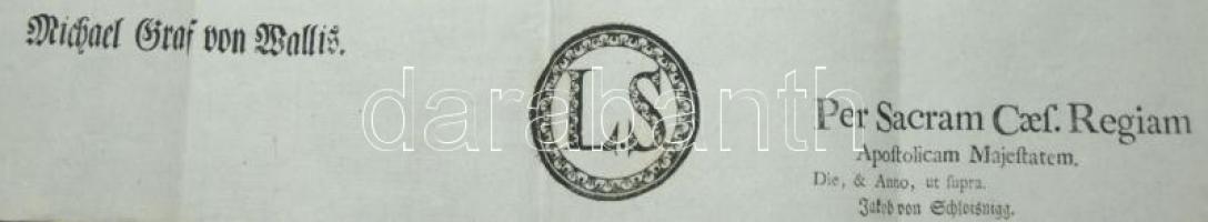 1792 Katonaszökevények részére adott közkegyelem hirdetménye német nyelven / General-amnesty for des...