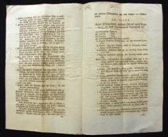 1792 Leírása azon jószágoknak, melyek Diczel nevű kapitány és hadi secretáriustól lapttak el. 4 olda...