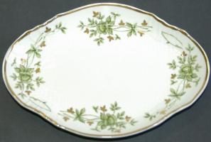 Nem használt, kézzel festett Hollóházi porcelán 3 darabos asztali készlet eredeti dobozában / Hand-p...