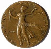 Reményi József (1887-1977) 1961. "Magyar Numizmatikai Társulat 1901." bronz emlékérem (60mm) T:2 / 1961. Hungarian Numismatic Society Br commemorative medal Sign: József Reményi (60mm) C:XF